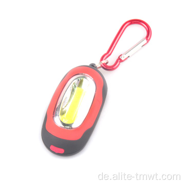 COB LED Mini Work Light Keyring Taschenlampe Taschenlampe
